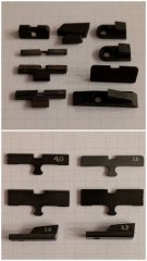 Visierteile Sportpistole Hämmerli, Walther