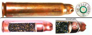 Wehrmacht Treibkartusche 7,9 mm Mauser zur Gewehrgranate