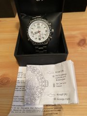 GPS Herrenarmbanduhr Fliegeruhr von Meisteranker
