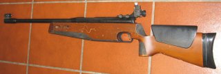 Anschütz Luftgewehr, ein Anschütz Match 380 in Cal. 4,5mm mit F - Zeichen