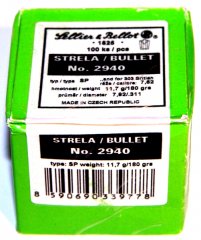 100 Stück S&B | Sellier&Bellot Geschosse #2940 | .311 / 7,85mm > .303 Brit- 180grs / 11,70g -SP Tlm