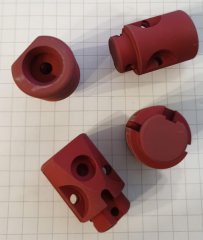 015551, ANSCHÜTZ, Verschlusskopf rot eloxiert