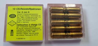 CS-Gaspatronen Kal.8mm(600 Bar)vom Qualitätshersteller Wadie
