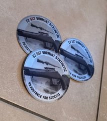 CZ 557 Varmint Synthetic Sticker TOP A+++