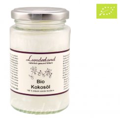 LUNDERLAND BIO KOKOS-ÖL 200ml | KOKOSNUSS ÖL Hunde BARF Kaltgepresst | Äußere und Innerer Anwendung