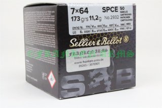 Sellier&Bellot 7x64 SPCE 173gr. 11,2g 50 Stück 155484