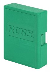 RCBS 9889 Original DIE STORAGE BOX | Matrizen Aufbewahrungsbox Kunststoff Schachtel 3-DIES GREEN NEU