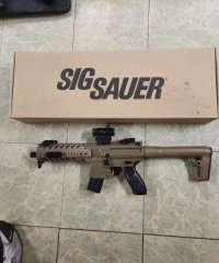 SIG SAUER MPX Co2-Gewehr Desert TAN 4,5 mm Diabolo (P18) inkl. Reddot