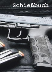Schießbuch | Schiessbuch für Sportschützen - Motiv Heckler & Koch P30L