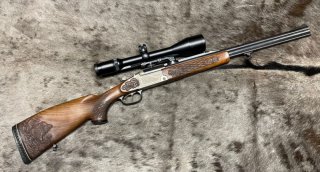 Bergstutzen BLASER B750/88 Kal.30RBlaser / .222Rem mit Swarovski und Schaftverschneidung