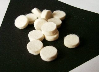Verdämmungspfropfen Kaliber .40, 3mm stark (100 Stück) - VFG Qualität