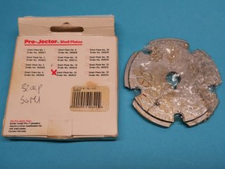 Neuwertige HORNADY #392622 Pro-Jector Shell Plate/Hülsenhalterplatte #22:.32ACP,7,65Br,.30Carbine