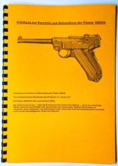 Repro Bedienungsanleitung Pistole 1906 08 Parabellum Luger 08 P 08 1900/06 Weltkrieg RCBS