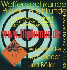 Pulverlehrgang §27 SprengG Wiederladen Böllern Vorderlader