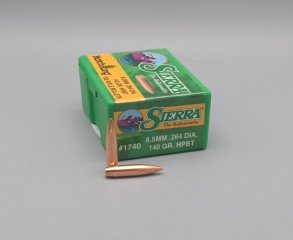 Sierra MatchKing Geschosse – 100 Stück – #1740 – Kaliber 6,5 mm / .264 – 140 gr HPBT