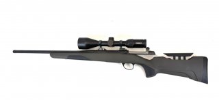 Sako 90 Finnlight Black kurz Kal. .308Win Stainless / Kunststoffschaft / Steiner Ranger 4 3-12x56