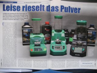 Caliber-Heft ** Drei elektronische RCBS Pulverfülllgeräte im Vergleich **