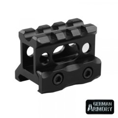 Erhöhungsblock Donner für Picatinnyrails 3-Slots 26mm Erhöhung Picatinny Weaver AR15 AR10 M16 MR223