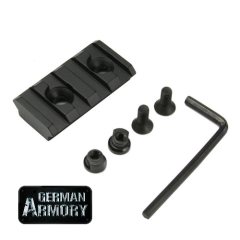 Picatinnyrail Mini für Keymod Systeme RIS 4 Slots AR15 AK 47 74 AKM M16 M4 Hera Arms DPMS Schmeisser