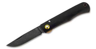 NEU BÖKER Plus Taschenmesser EDC 01BP0040 RUSTICUS ALL BLACK 8,4cm Klinge 440er Stahl Griff Ebenholz