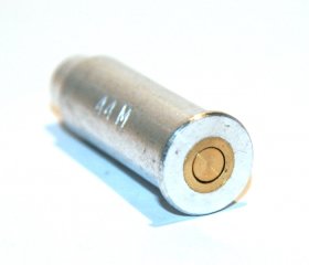 Pufferpatronen Aluminium mit FEDER Kurzwaffe | Messingplättchen > lange Lebensdauer! 10 Kaliber