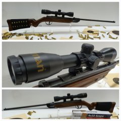 KEILER Luftgewehr + ZF (NEU) 4x32 *** Feder/Kolben/Puffer neu <!!!> ü 60 J.alt ohne F === TOP