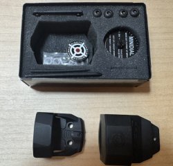 SHIELD RMSx Reflex Mini Sight XL-Linse Schwarz 4 MoA, IPSC BDMP