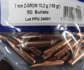 Geschosse PPU 7mm / .284 158gr TM Z-GROM bleifrei