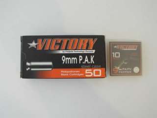 Platz- und Pfefferpatronen Vorsorge-Set 9mm PAK Victory