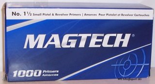 1000St. Magtech Boxer-Zündhütchen - SMALL PISTOL - No 1 1/2 -