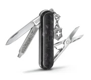 Victorinox Classic SD Brilliant Carbon Taschenmesser mit 5 Funktionen