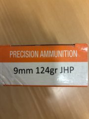 9 mm Precicion Ammunition