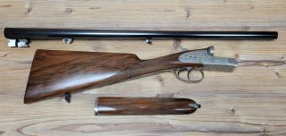 Belgische Luxus Doppelflinte Aug. Lebeau-Courally Prince Albert de Luxe 12/70 Baujahr 1931