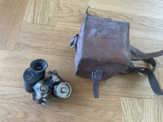 Optisches Gerät mit Strichplatte 5x25 (Dachbodenfund)