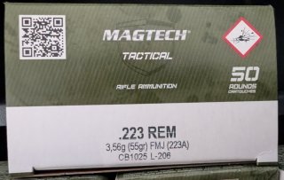 Magtech | .223 Rem. | FMJ 3,6g / 55grs. | Munition