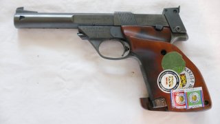 Sportpistole High Standard Mod 107 Supermatic, Military Kal..22lfB