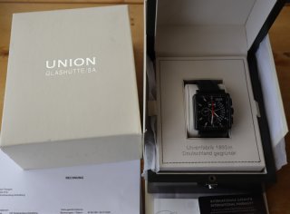 UNION GLASHÜTTE Averin Chronograph Mondphase FULL-SET NEUWERTIG