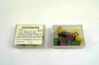 Absolute Rarität!!!!! Originalverpackte Walther Leuchtstern Einsätze aus 1973