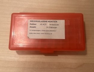 3 x Munitionsbox .45Auto / 10mmAuto für 50 Patronen
