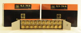 RWS 9,3x74R Dynamit Nobel ;TUG Geschoss 19g; 293 grs