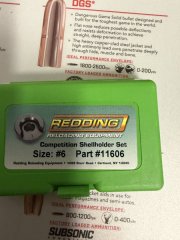Redding Hülsenhalter #6 Competition Set z.b WSM