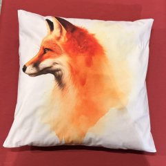 Kissen Fuchs 50x50 cm Jagdliches Deko Kissen
