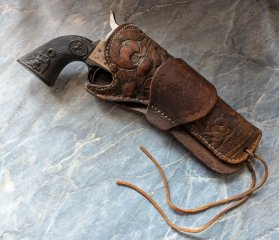 WESTERNHOLSTER VOM LEDERKÜNSTLER HARRY MAACKEN