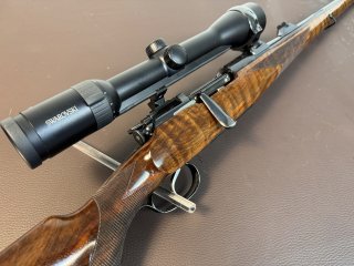Ultra selten! Kessler Kesslerin Mannlicher Schönauer Stutzen 7x57 Swarovski Z6 2,5-15x44