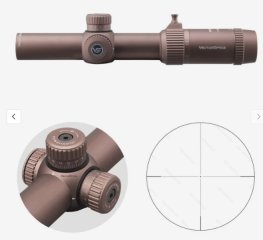 Vector Optics SCOC-32 Forester 1-5x24 GenII Coyote FDE - Zielfernrohr f. 21mm Picatinny/Weaver
