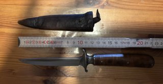 alter Dolch? Grabendolch? Kampfmesser? Fahrtenmesser? + Scheide