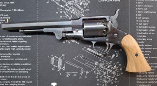 Perkussionsrevolver Neumann PEDERSOLI ROGER & SPENCER MATCH .44(Black Powder)