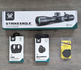 Vortex Strike Eagle 3-18x44 EBR-7C MRAD FFP – NEUWERTIG im Komplettpaket (+ Montage und Flip Caps)