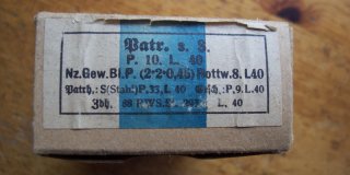 7,92 mm Schachtel Patrone sS , P / Polte , mit 15 DEKO-Patronen
