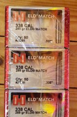 Long Range Geschosse Hornady ELD Match - .338